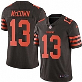 Nike Men & Women & Youth Browns 13 Josh McCown Brown Color Rush Limited Jersey,baseball caps,new era cap wholesale,wholesale hats